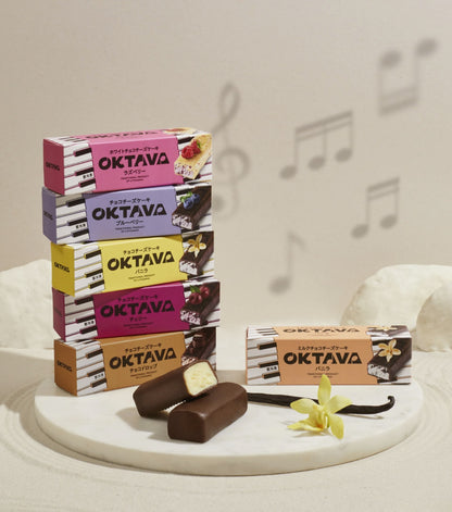 OKTAVA・チョコチーズケーキ  (40gｘ14個入り）7種類アソート
